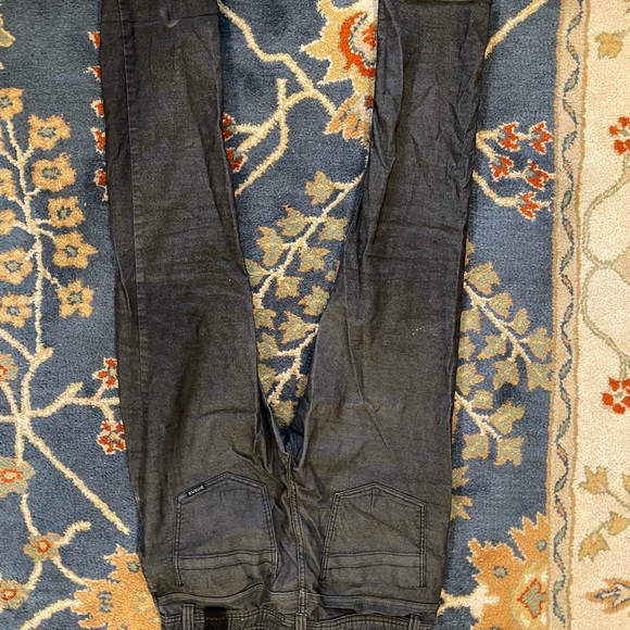 Prana organic cotton slim fit pants size 34x32 black grey super soft and comfy. - Picture 2 of 2